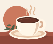 Cup of coffee illustration